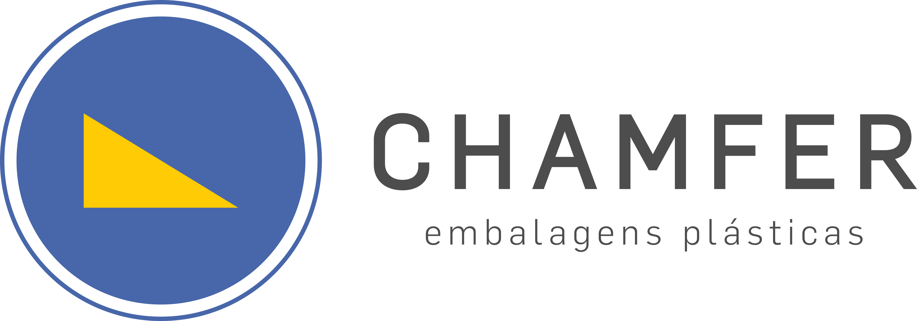 Na imagem logomarca Chamfer