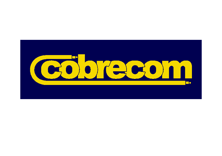 Na imagem logomarca Cobrecom