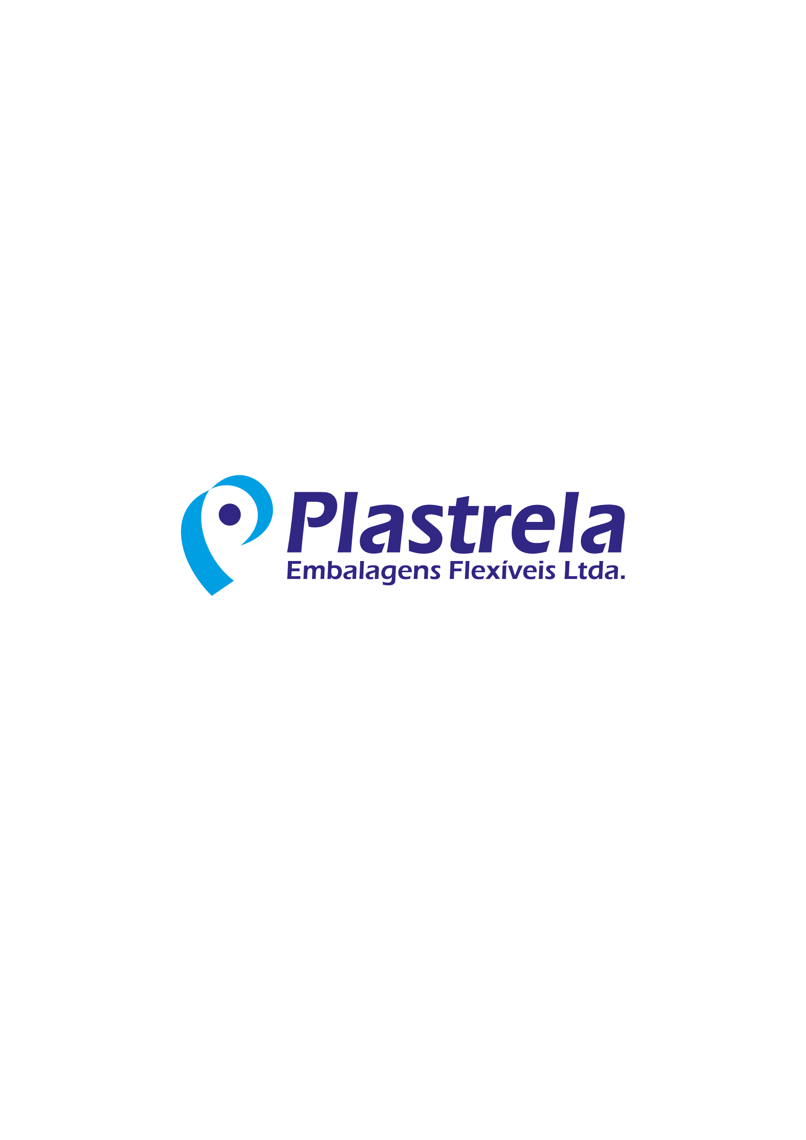 Na imagem logomarca Plastrela embalagens flexiceis
