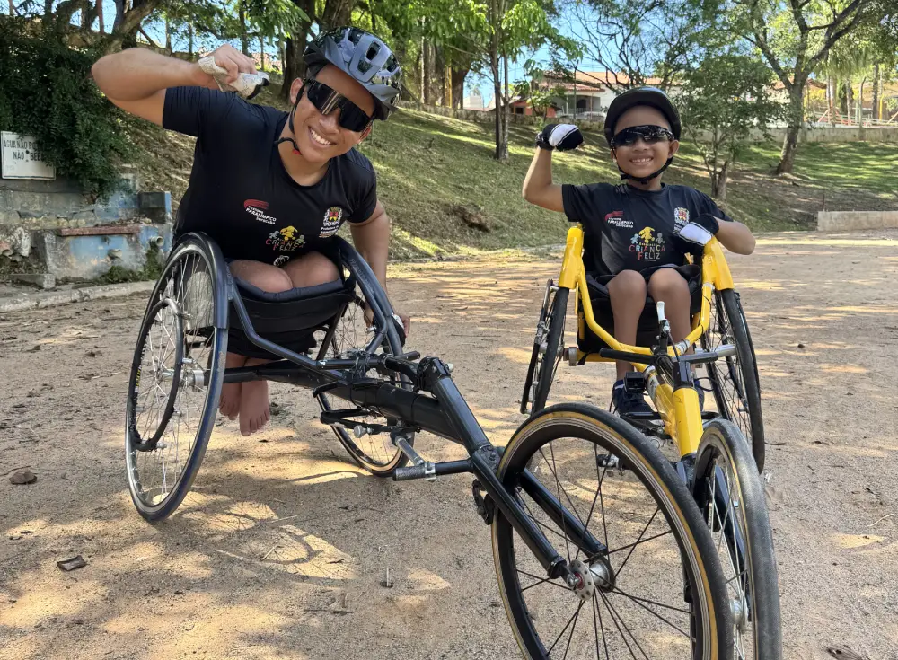Isaac e Kalleb do paradesporto
